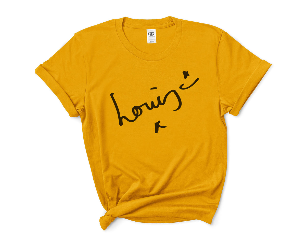 Louis Tomlinson Signature Women T-Shirt Tee, Gold / M