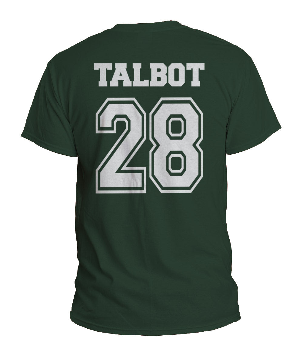 Talbot 28 Devenford Lacrosse Teen Wolf Men T-Shirt Tee, image size:1000x1162