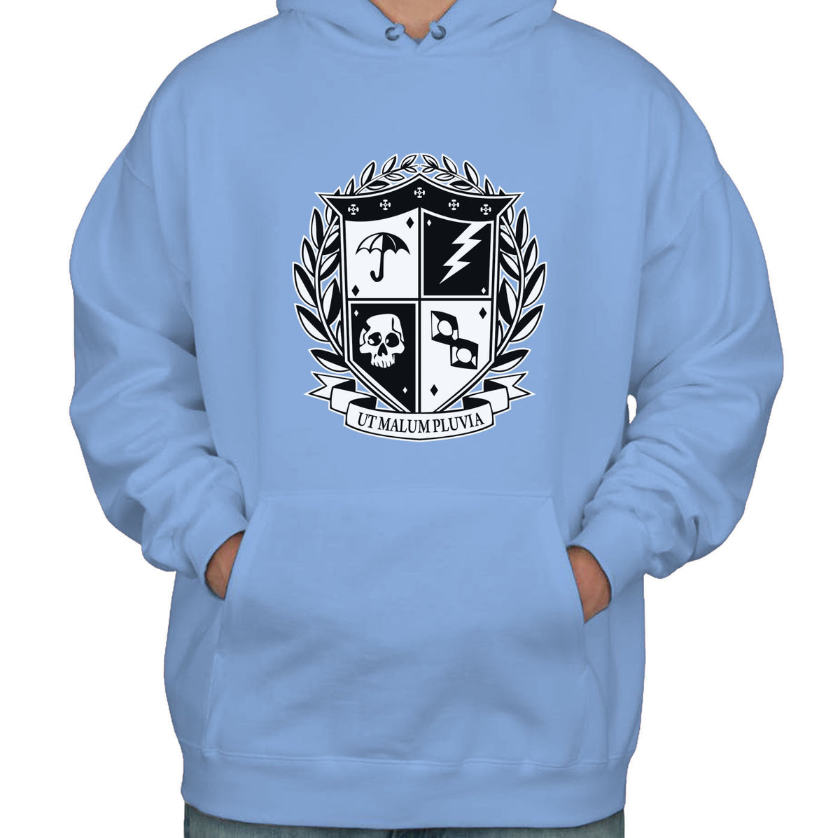 1150~Logo Embroidered ACADEMY Hoodie