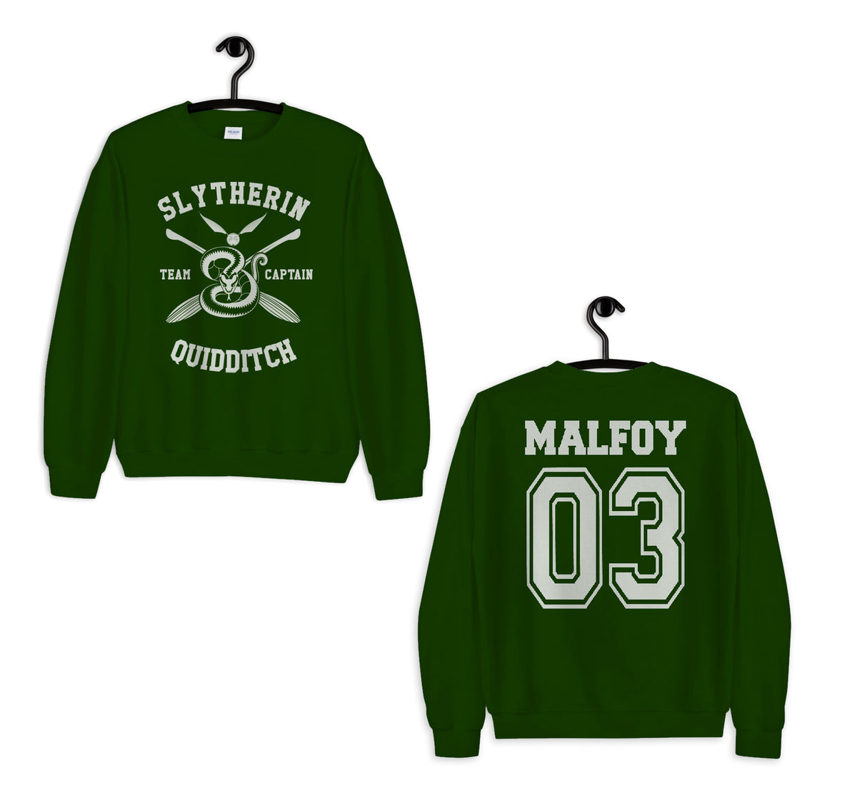 Hogwarts Slytherin Quidditch Sweater Malfoy NEW Malfoy 03