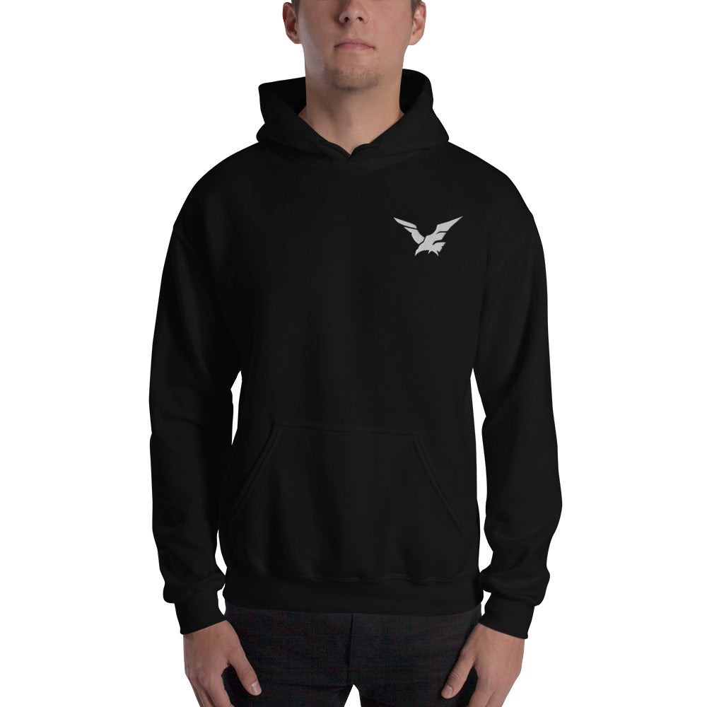 Sunset Ravens Embroidery Unisex Pullover Hoodie Geeks Pride