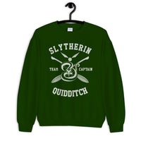 NEW Malfoy 07 Slytherin Quidditch Team Captain Sweatshirt