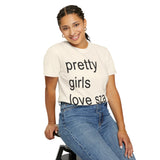 Pretty girls love sza Unisex Garment-Dyed T-shirt
