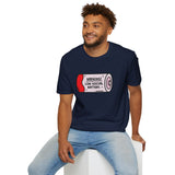 Warning Low Social Battery Unisex T-Shirt