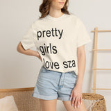 Pretty girls love sza Unisex Garment-Dyed T-shirt