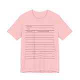Library Card Unisex T-shirt
