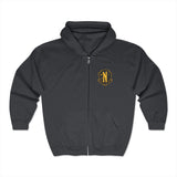 Nevermore Crest Embroidered Unisex Heavy Blend™ Full Zip Hooded Sweatshirt