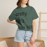 Pretty girls love sza Unisex Garment-Dyed T-shirt