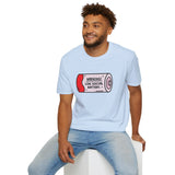 Warning Low Social Battery Unisex T-Shirt