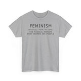 Feminism Definition Unisex T-Shirt