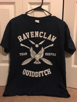 Ravenclaw Quidditch Team Keeper White Ink Men T-Shirt