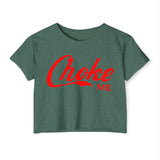 Choke Me Red Women's Crop Top / T-shirt