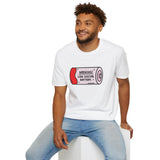 Warning Low Social Battery Unisex T-Shirt