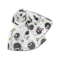 Susuwatari soot sprites Poly Scarf