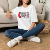 Warning Low Social Battery Unisex T-Shirt
