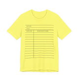 Library Card Unisex T-shirt