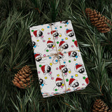 Soot Sprites Santa Christmas Wrapping Paper Studio Ghibli