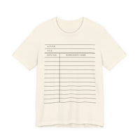 Library Card Unisex T-shirt
