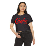 Choke Me Red Women's Crop Top / T-shirt