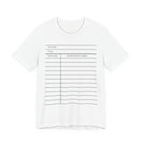 Library Card Unisex T-shirt