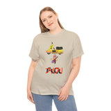 FLCL Haruko Akira Unisex Heavy Cotton Tee - Geeks Pride