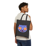 Derpy Tiger Canvas Tote Bag