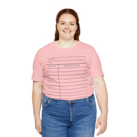 Library Card Unisex T-shirt