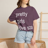 Pretty girls love sza Unisex Garment-Dyed T-shirt