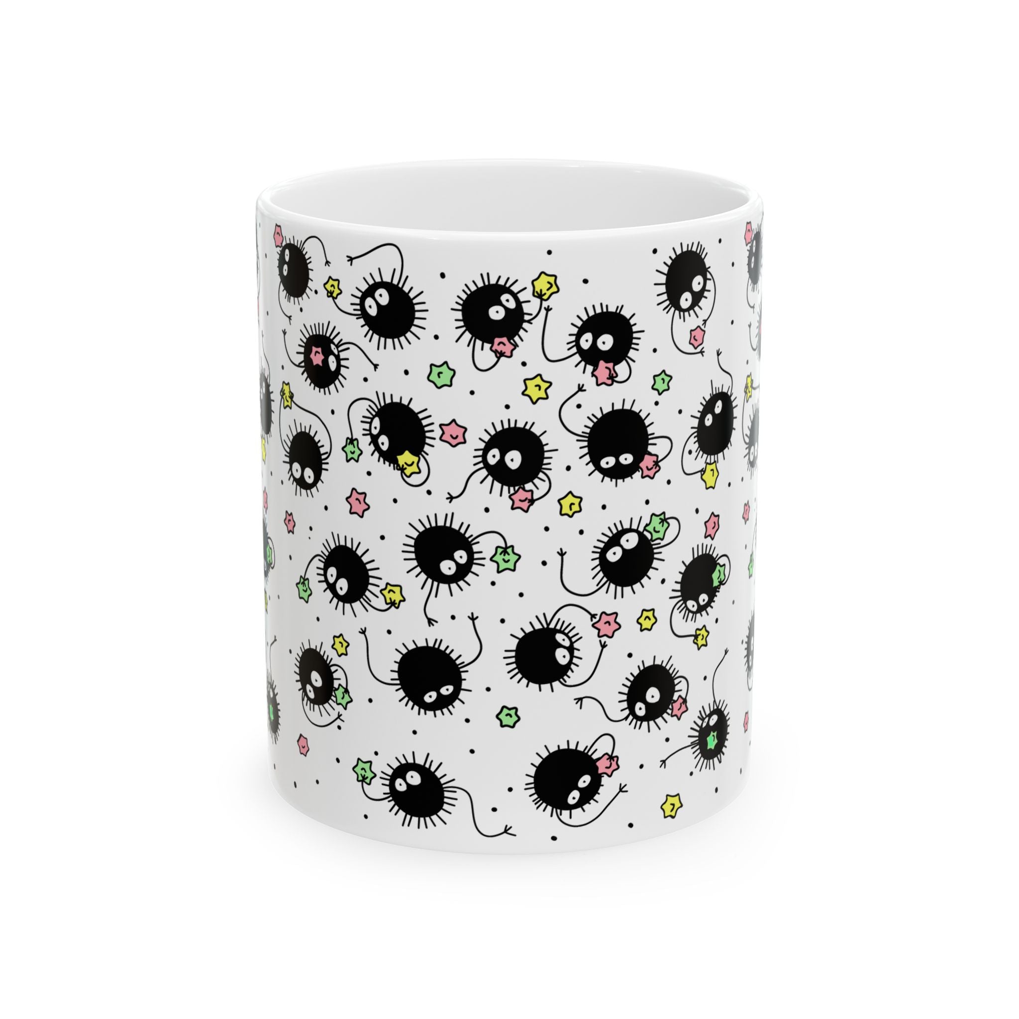 ghibli 森からのおくりもの まっくろくろすけ レトロ vintage 4 Susuwatari Soot Sprite Studio Ghibli Mug