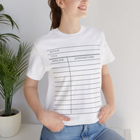 Library Card Unisex T-shirt