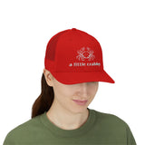 a Little Crabby Snapback Trucker Cap - Geeks Pride