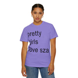 Pretty girls love sza Unisex Garment-Dyed T-shirt