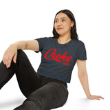 Choke Me Red Women's Crop Top / T-shirt