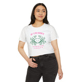 If Crabby Please Return to the beach Women's Festival Crop Top - Geeks Pride