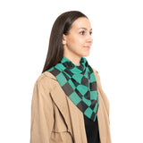 Tanjiro Kimono Pattern Poly Scarf