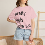 Pretty girls love sza Unisex Garment-Dyed T-shirt