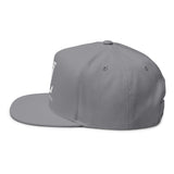 Lord Voldemort White Stitch Embroidered Flat Bill Cap Snapback