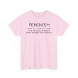 Feminism Definition Unisex T-Shirt