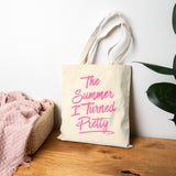 The Summer I Turned Pretty Pink Canvas Tote Bag