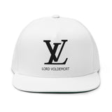 Lord Voldemort Black Stitch Embroidered Flat Bill Cap Snapback