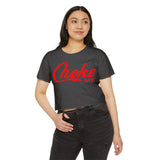 Choke Me Red Women's Crop Top / T-shirt