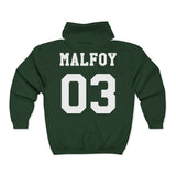 Malfoy 03 Slytherin Quidditch Team Seeker M03A Unisex Full Zip Up Hoodie