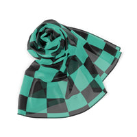 Tanjiro Kimono Pattern Poly Scarf