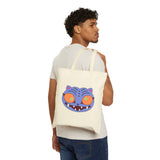 Derpy Tiger Canvas Tote Bag