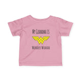 My Grandma is Wonder Woman Baby Shirt Infant Tee