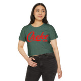Choke Me Red Women's Crop Top / T-shirt
