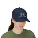 a Little Crabby Snapback Trucker Cap - Geeks Pride