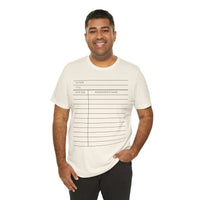 Library Card Unisex T-shirt