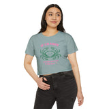 If Crabby Please Return to the beach Women's Festival Crop Top - Geeks Pride