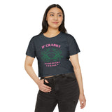 If Crabby Please Return to the beach Women's Festival Crop Top - Geeks Pride